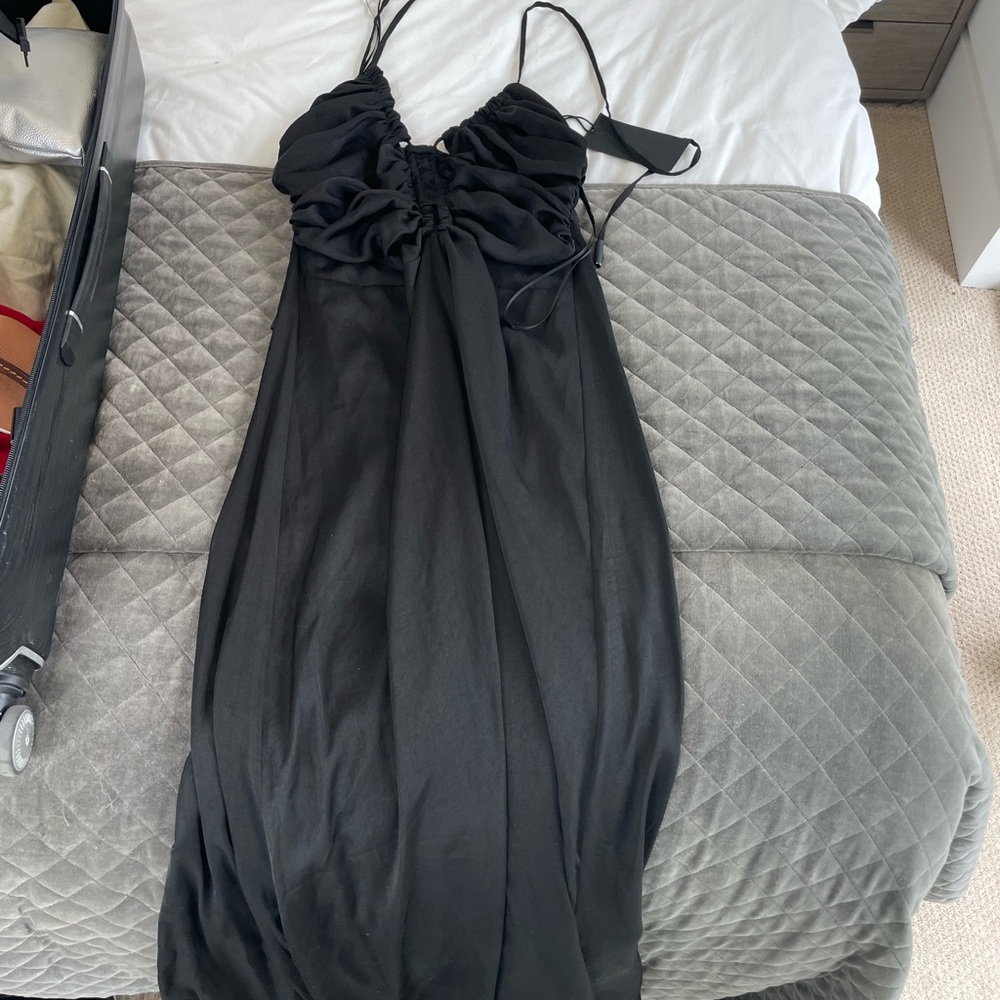 Kendall and Kylie long black dress